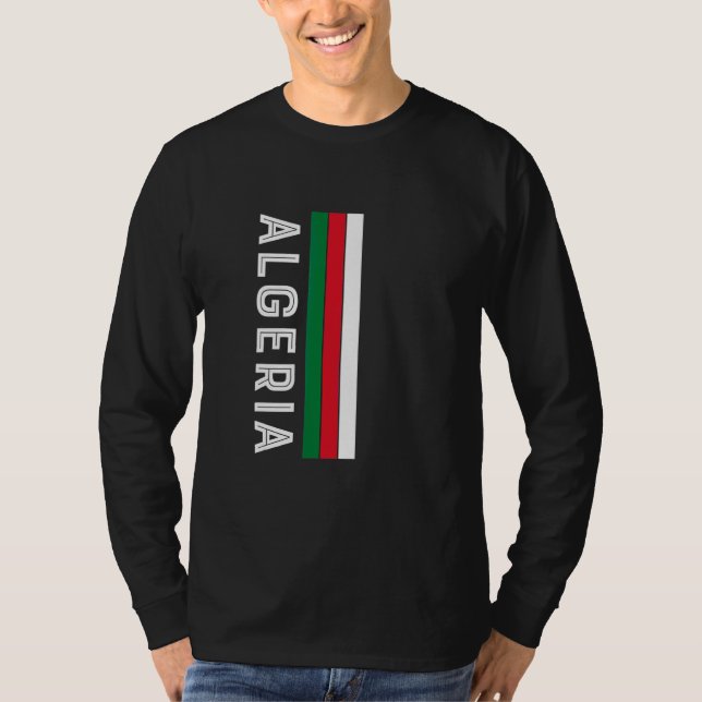 Algeria Flag Colours T-Shirt (Front)