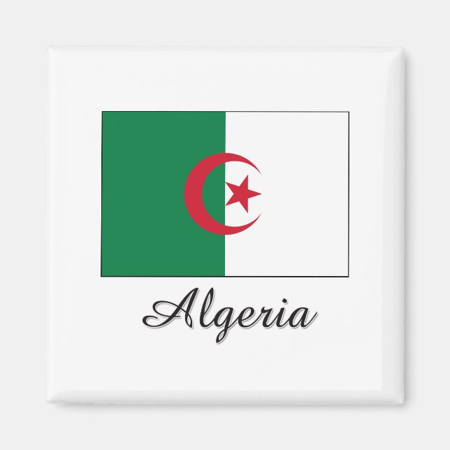 Algeria Flag Design Magnet (Front)