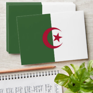 Algeria flag envelope