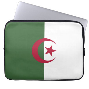 Algeria flag laptop sleeve