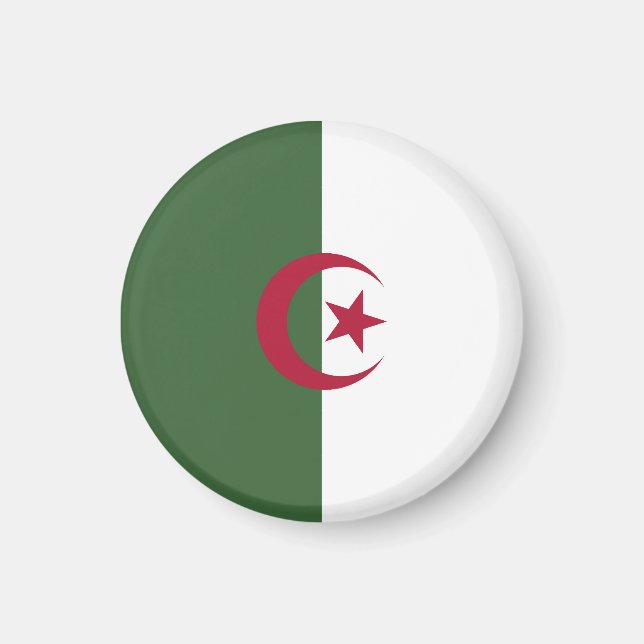 Algeria flag magnet (Front)