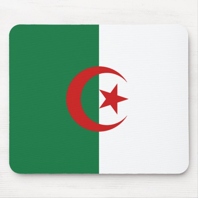 Algeria Flag Mousepad (Front)