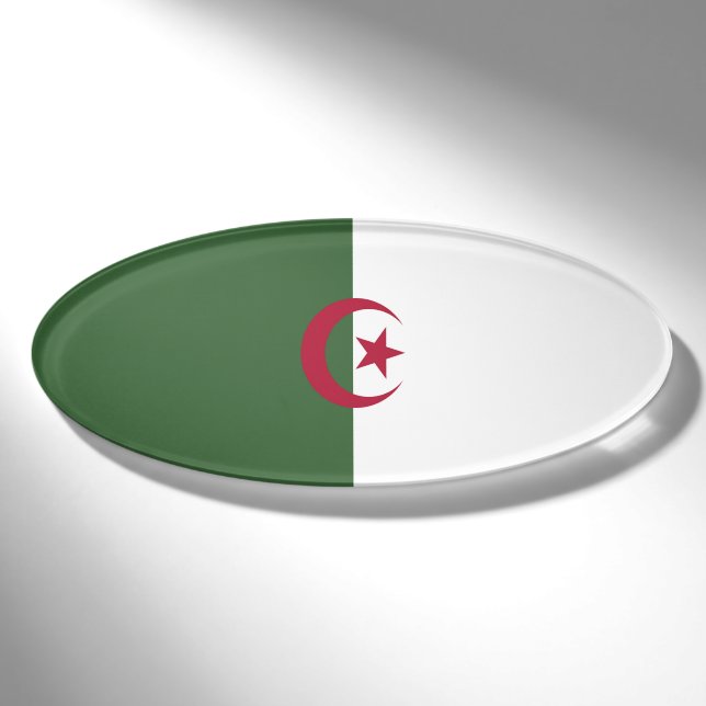 Algeria flag name tag (Front)