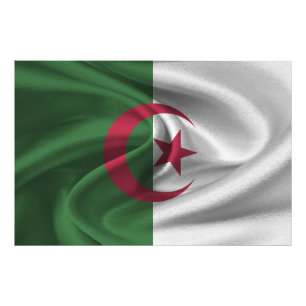 Algeria Flag Photo Print