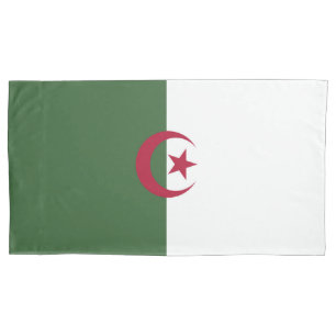 Algeria flag pillowcase