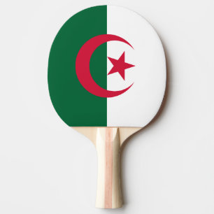 Algeria Flag Ping Pong Paddle