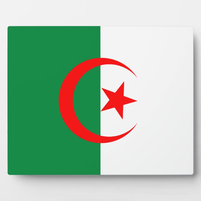 Algeria Flag Plaque (Front)