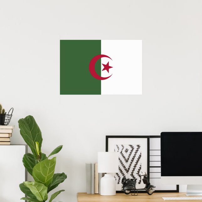 Algeria flag poster (Home Office)