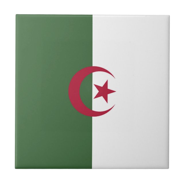 Algeria flag tile (Front)