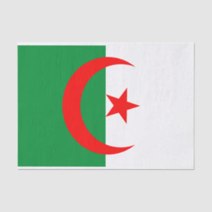 algeria flag tissue paper