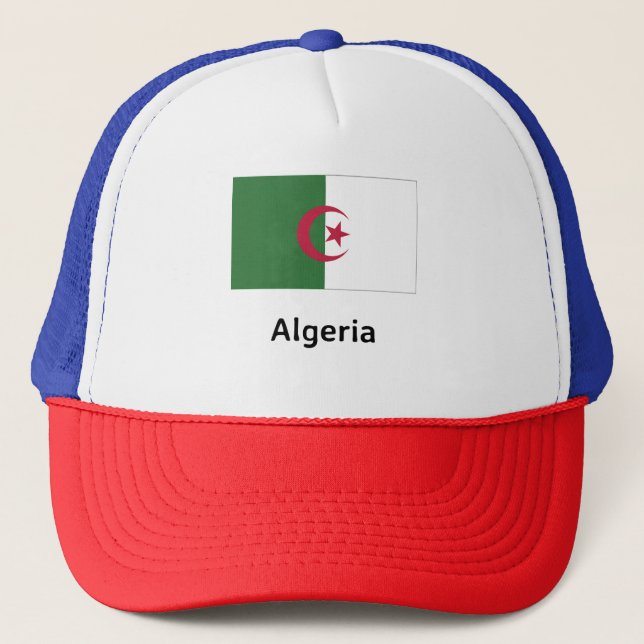 Algeria Flag Trucker Hat (Front)