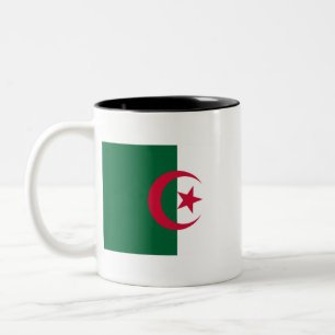 Algeria Flag Two-Tone Coffee Mug