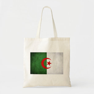 Algeria Grunge Flag Tote Bag