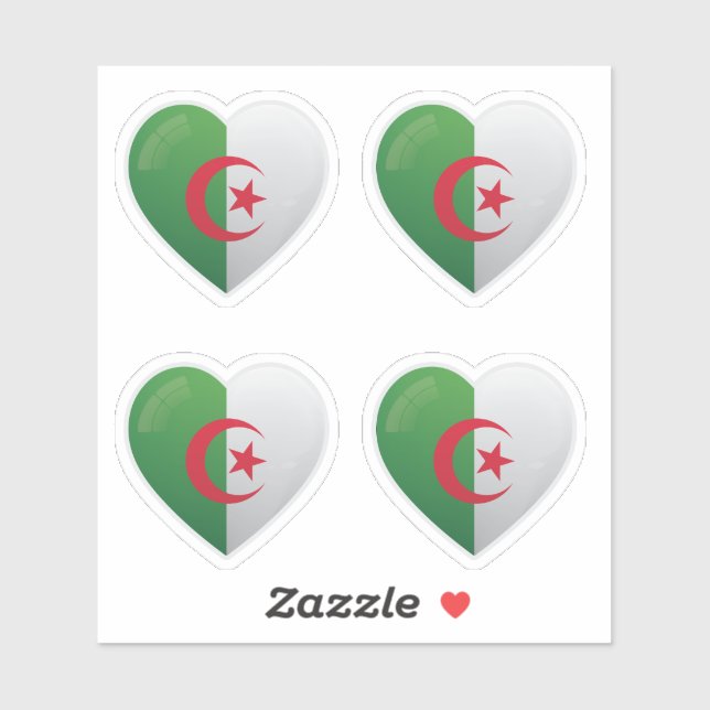 Algeria Love Flag (Sheet)