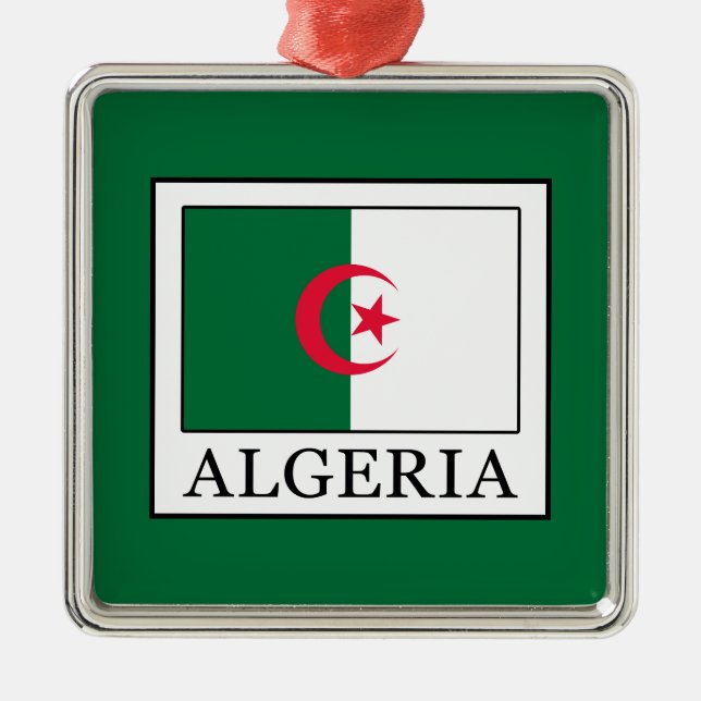 Algeria Metal Tree Decoration (Front)