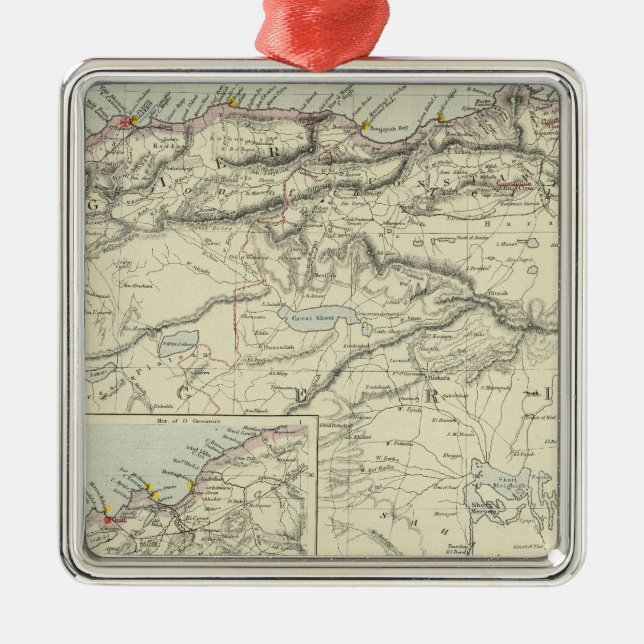 Algeria Metal Tree Decoration (Front)