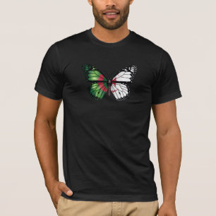 Algeria Monarque Butterfly Flag T-Shirt