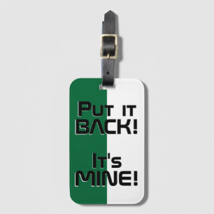 Algeria National Flag Funny Patriotic Luggage Tag