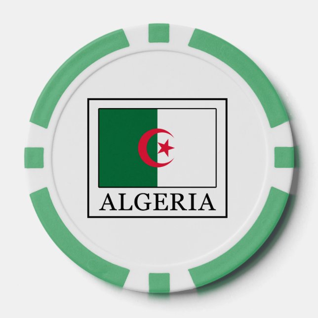 Algeria Poker Chips (Front)