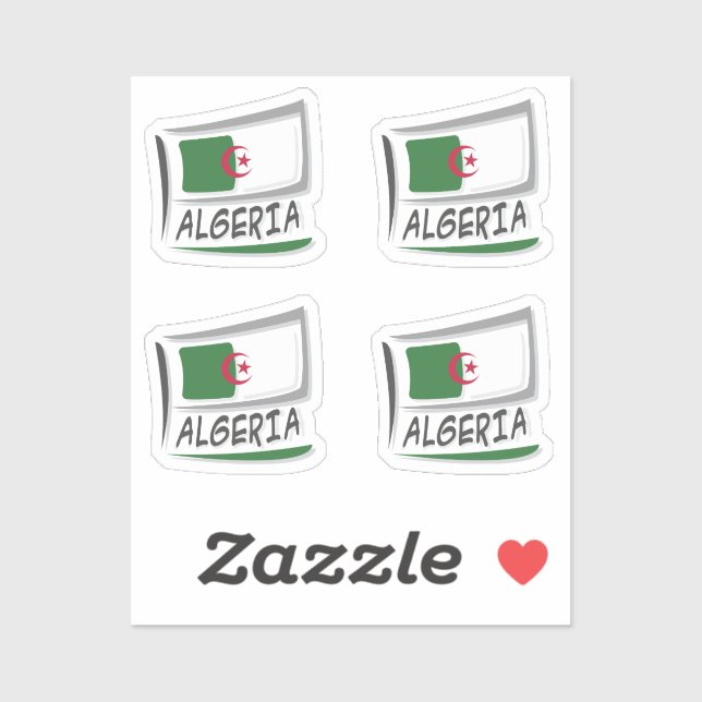 Algeria  Pride X Flag (Sheet)