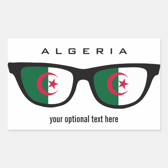 Algeria Shades custom stickers (Front)