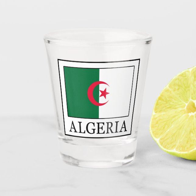 Algeria Shot Glass (Front)