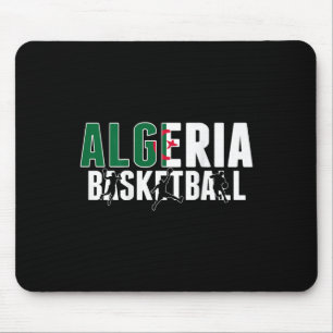 Algeria Sketll Lovers Jersey - Algerian Sport Supp Mouse Mat