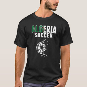 Algeria Soccer Ball In Net Algerian Football Supp T-Shirt