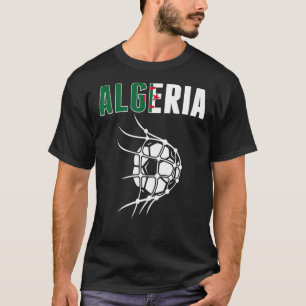Algeria Soccer Ball In Net  Support Algerian Footb T-Shirt