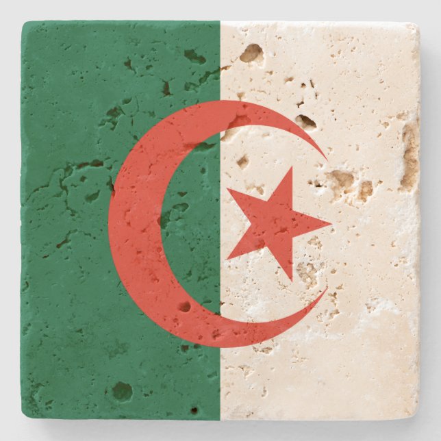 Algeria Stone Coaster (Front)