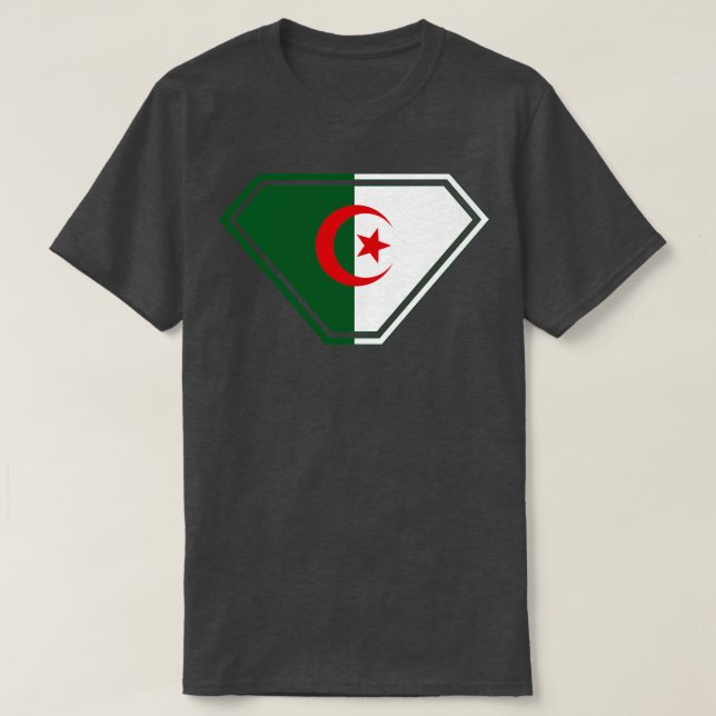 Algeria SuperEmpowered Shield T-Shirt (Design Front)