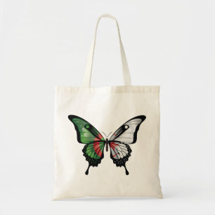 Algeria Swallowtail Butterfly Flag Sticker Tote Bag