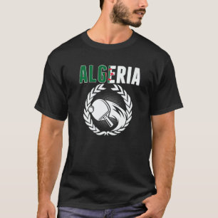 Algeria Table Tennis   Algerian Ping Pong Supporte T-Shirt