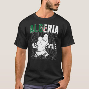 Algeria Table Tennis Support Algerian Ping Pong T T-Shirt