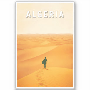 Algeria Travel Art Vintage