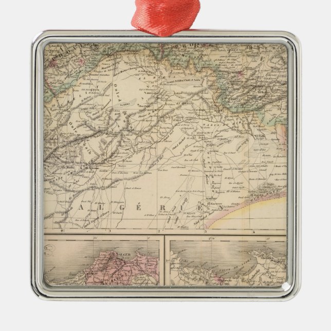 Algeria, Tunisia Metal Tree Decoration (Front)