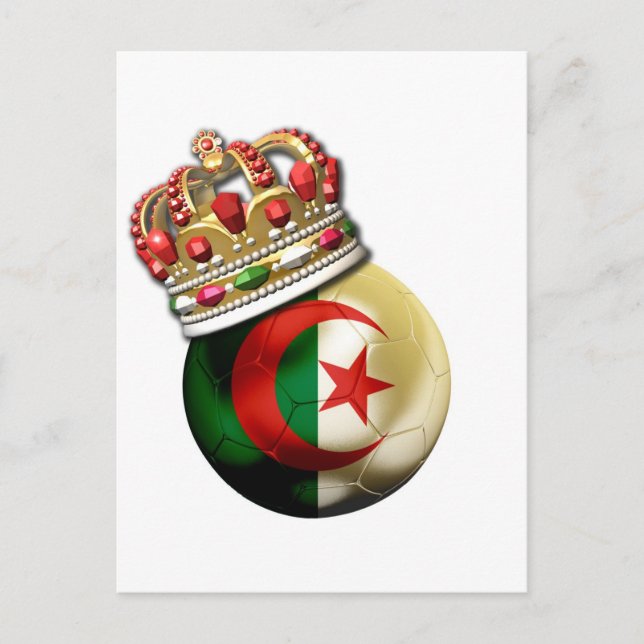 Algeria World Champion Postcard (Front)