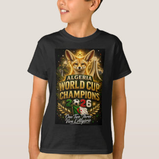 Algeria World Cup 2026 Champions Football T-Shirt