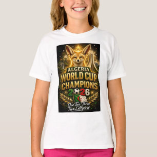 Algeria World Cup 2026 Champions Football T-Shirt