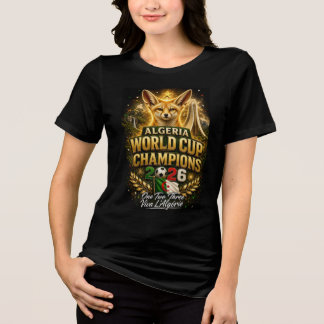 Algeria World Cup 2026 Champions Football Tri-Blend Shirt