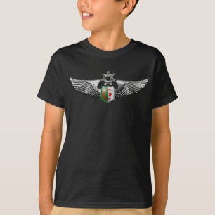 Algerian Air Force Silver Wings Logo T-Shirt