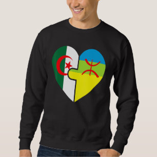 Algerian Amazigh Roots Matching Flag Proud Of My Sweatshirt