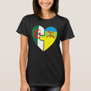 Algerian Amazigh Roots Matching Flag Proud Of My T-Shirt
