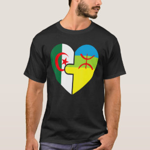 Algerian Amazigh Roots Matching Flag Proud Of My T-Shirt