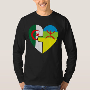 Algerian Amazigh Roots Matching Flag Proud Of My T-Shirt