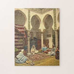 Algerian Carpet Makers 1899 Jigsaw Puzzle