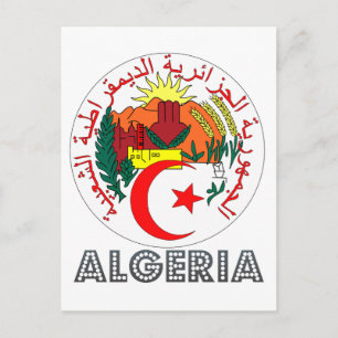 Algerian Emblem Postcard