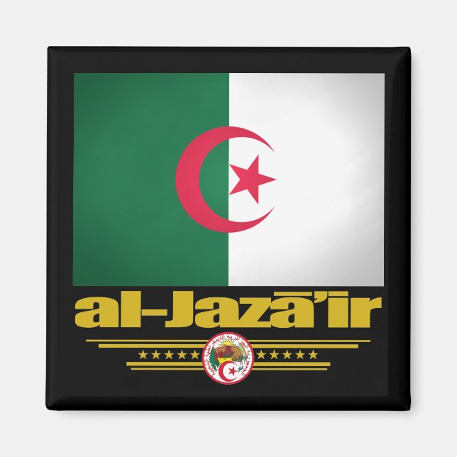Algerian Flag 2 Magnet (Front)