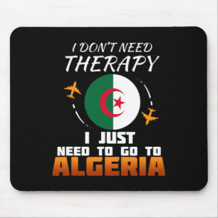Algerian Flag I Algeria Flag I Vacation Gift I Alg Mouse Mat
