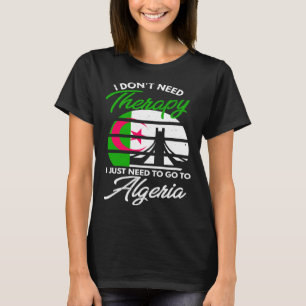 Algerian Flag I Algeria Flag I Vacation  I Algeria T-Shirt